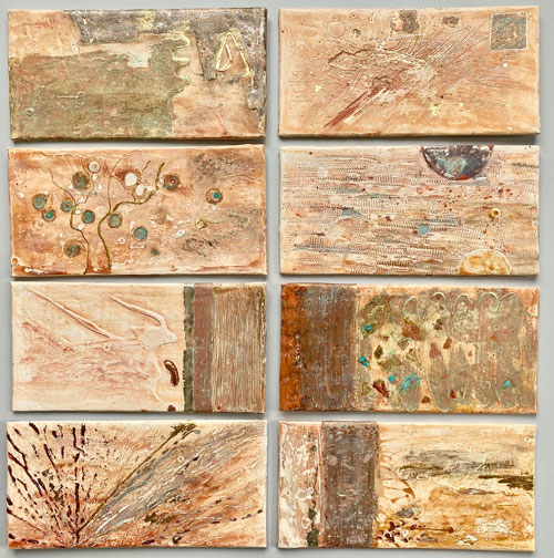 Miniaturbilder: Gold mit Kupfer