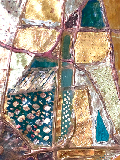 Goldbild, Zwischen Zwischen Himmel und Erde, 2022