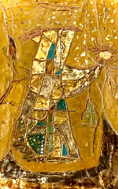 Goldbild, Zwischen Himmel und Erde, 2024