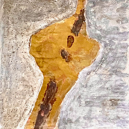 Goldbild, 2023, 25x25