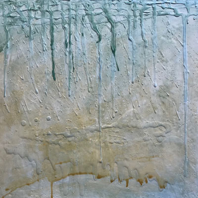 Goldbild, Am Meer 2019 · 30x30