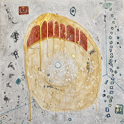 Goldbild, Geburt 2020 · 60x60