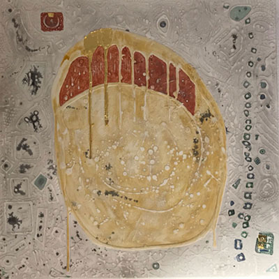 Entstehung des Goldbildes, Geburt 2020 · 60x60