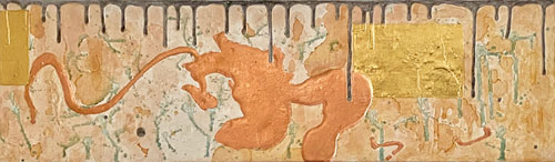 Goldbild, Gecko 2020 · 22x76