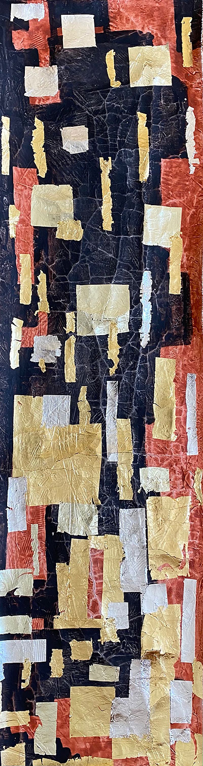 Entstehung des Goldbildes, Großstadt 2021 · 20x74