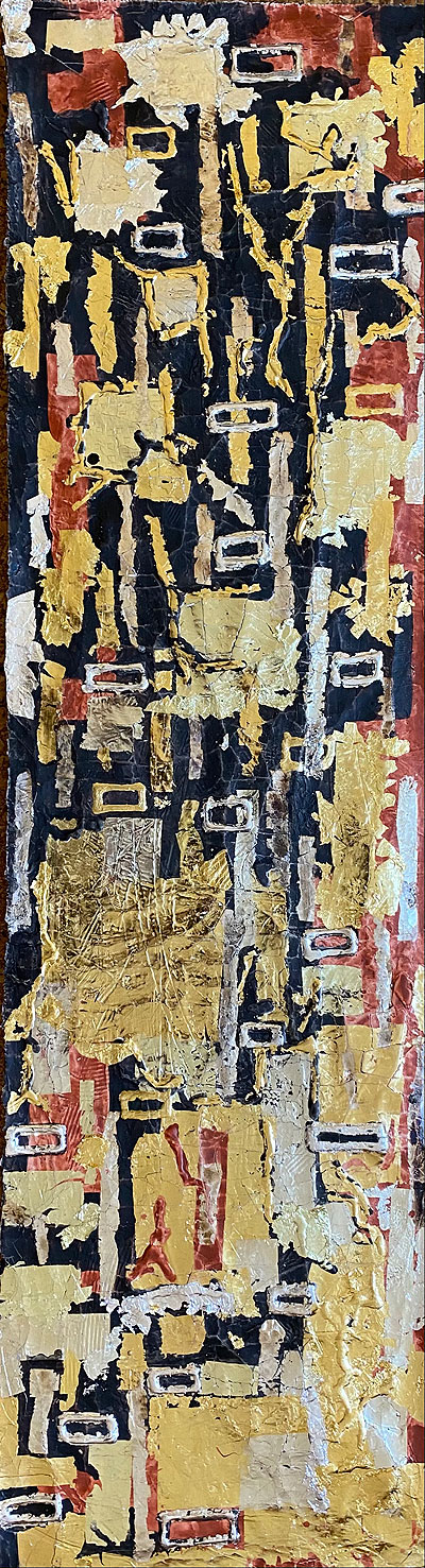 Entstehung des Goldbildes, Großstadt 2021 · 20x74