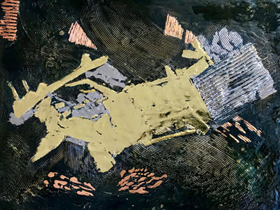 Goldbild, Den Stier zähmen 2019 · 30x40