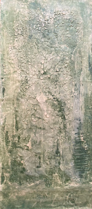 Entstehung des Goldbildes, Dschungelkönigin 2022 · 60 x 26,5 