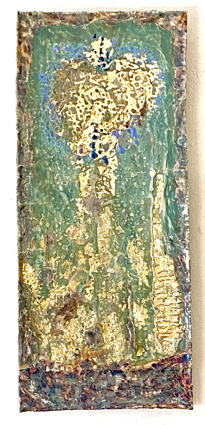 Goldbild, Dschungelkönigin 2022 · 60 x 26,5 