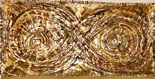 Goldbild, Unendlich endlich 2019 · 20x41