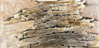 Miniaturbild - Gold auf weiß 10x20