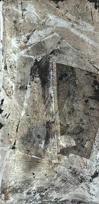 Miniaturbild - Silber auf schwarz 10x20