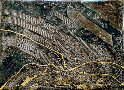 Miniaturbild - Gold auf schwarz 13x18