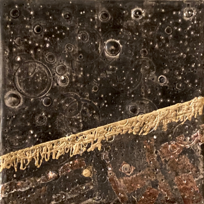 Miniaturbild - Gold auf Schwarz 13x13