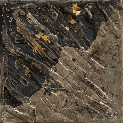 Miniaturbild - Gold auf Schwarz 15x15