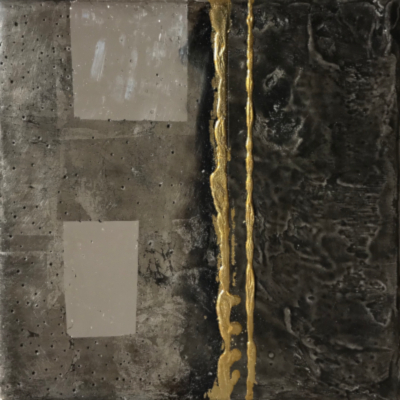 Miniaturbild - Gold auf schwarz 10x10