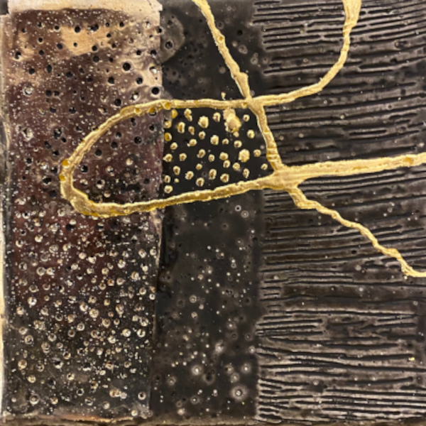 Miniaturbild - Gold auf schwarz 10x10