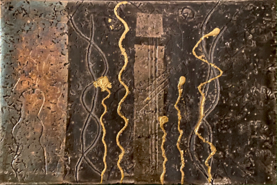 Miniaturbild - Gold auf schwarz 10x15