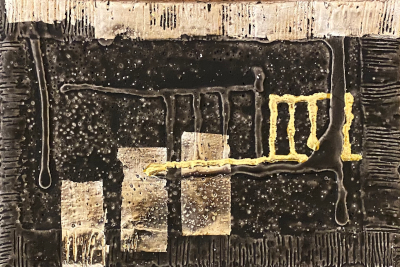 Miniaturbild - Gold auf schwarz 10x15