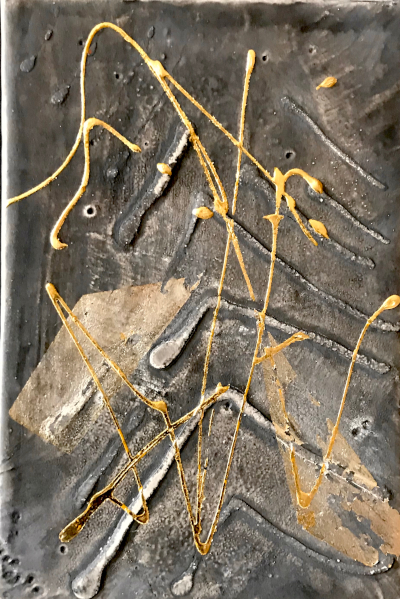 Miniaturbild - Gold auf schwarz 10x15