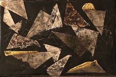 Miniaturbild - Gold auf schwarz 10x15