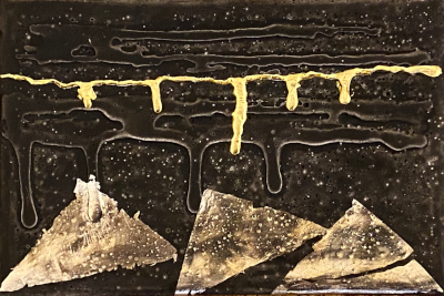 Miniaturbild - Gold auf schwarz 10x15
