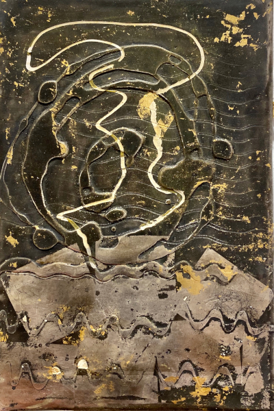 Miniaturbild - Gold auf schwarz 10x15