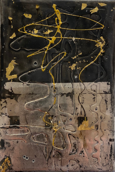 Miniaturbild - Gold auf schwarz 10x15