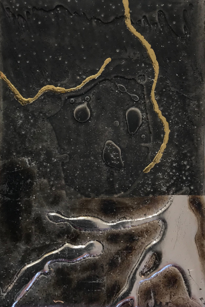 Miniaturbild - Gold auf schwarz 10x15