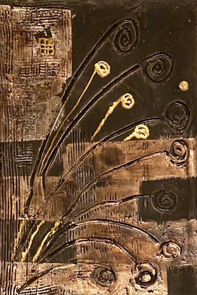 Miniaturbild - Gold auf schwarz 10x15