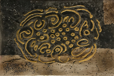 Miniaturbild - Gold auf schwarz 10x15