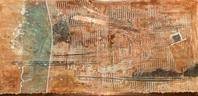 Miniaturbild - Goldbild mit Kupfer 10x20