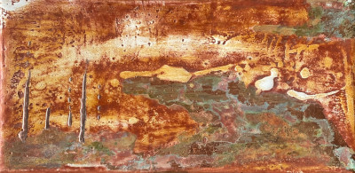 Miniaturbild - Goldbild mit Kupfer 10x20