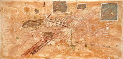 Miniaturbild - Goldbild mit Kupfer 10x20