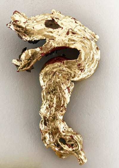 Holzskulptur, Drachen 2018 · 35x20 cm