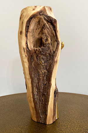 Holzskulptur Ying-Yang 2018 · 20cm hoch