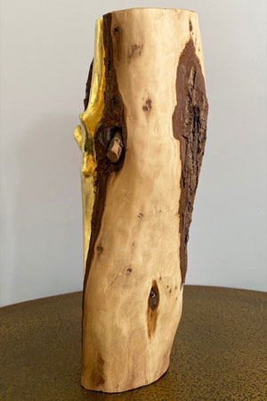 Holzskulptur Ying-Yang 2018 · 20cm hoch