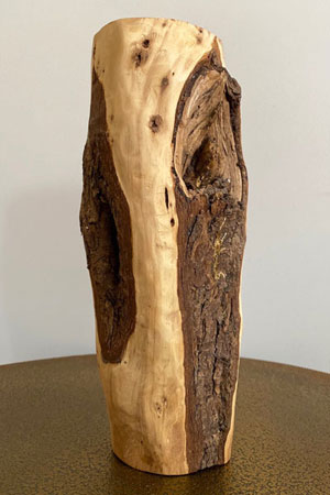 Holzskulptur Ying-Yang 2018 · 20cm hoch