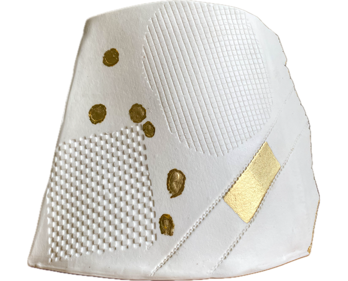 Vase, 18 cm hoch, Porzellan mit 23 Karat Blattgold 2024